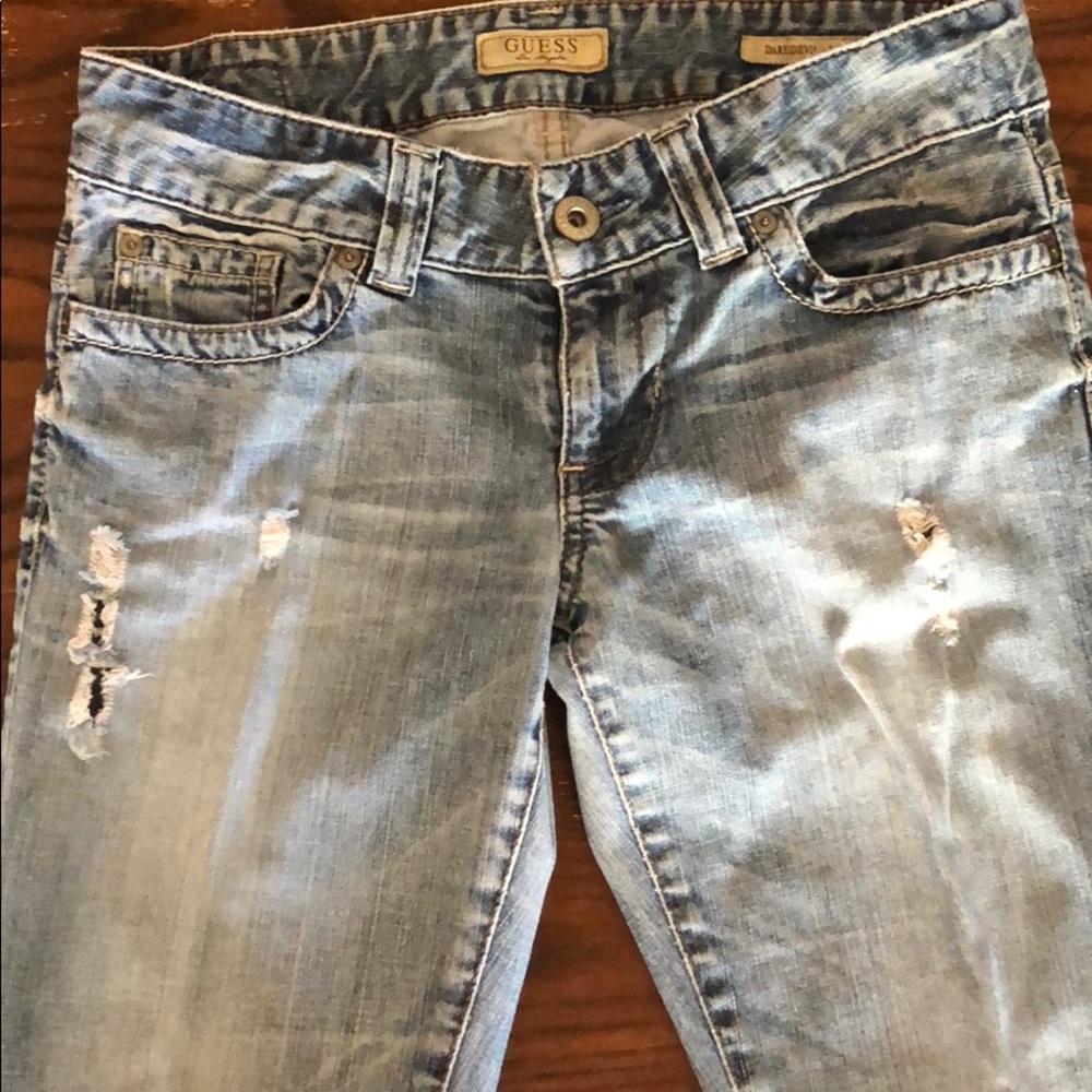 Guess daredevil boot size 29 blue Jean